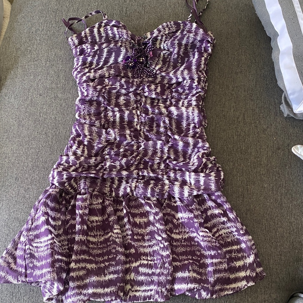 Purple Tie-Dye Mini Dress

Vintage